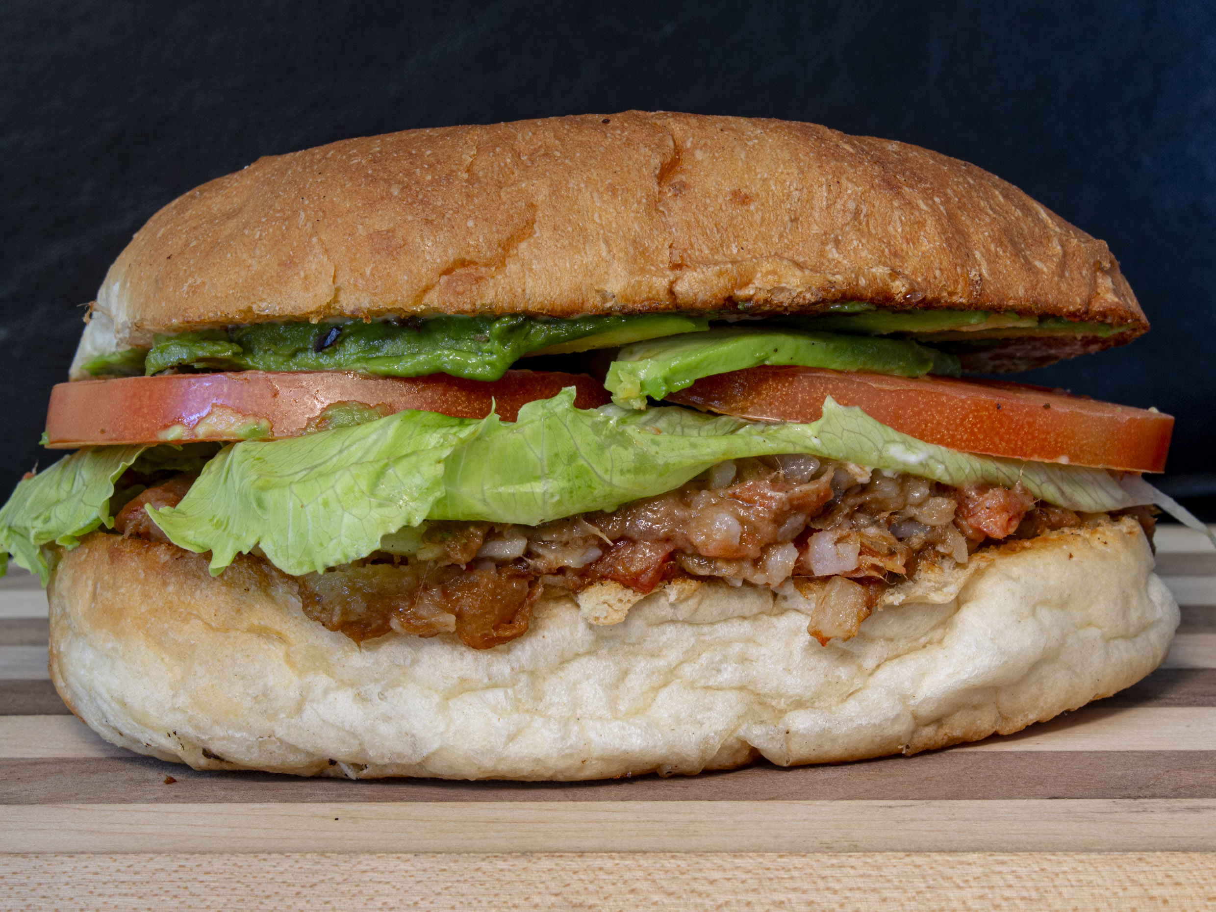 Torta Grande de Machaca con Verdura