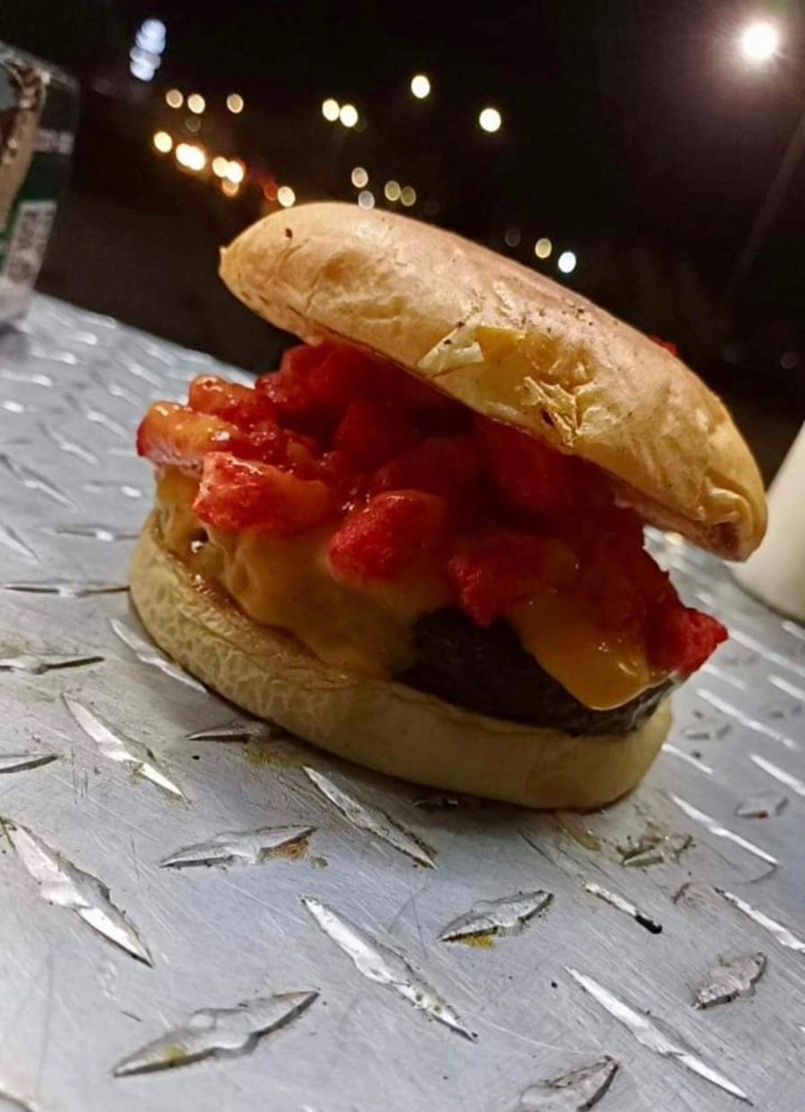 Hamburguesa Flamin Hot
