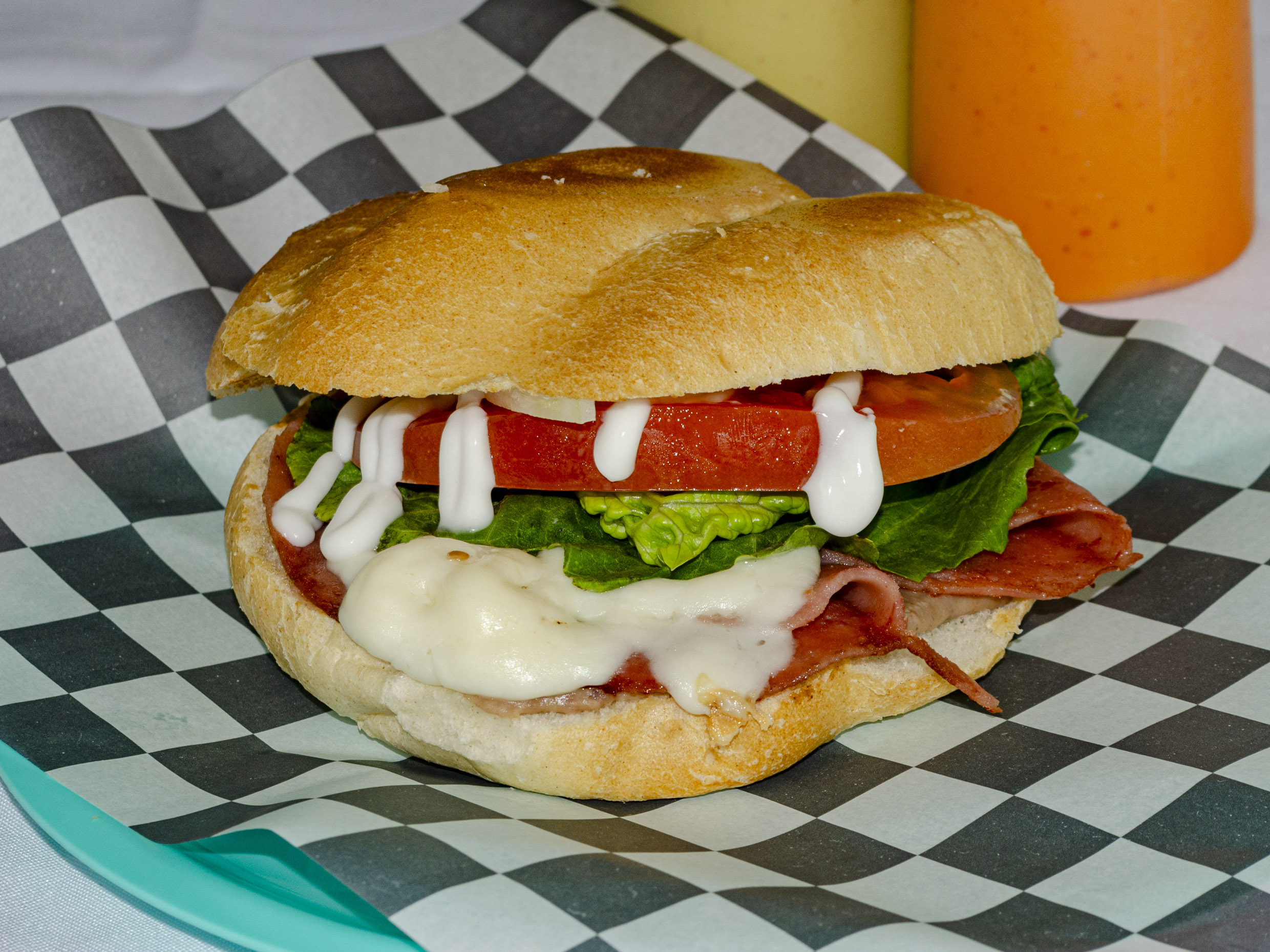 Torta de jamón con queso