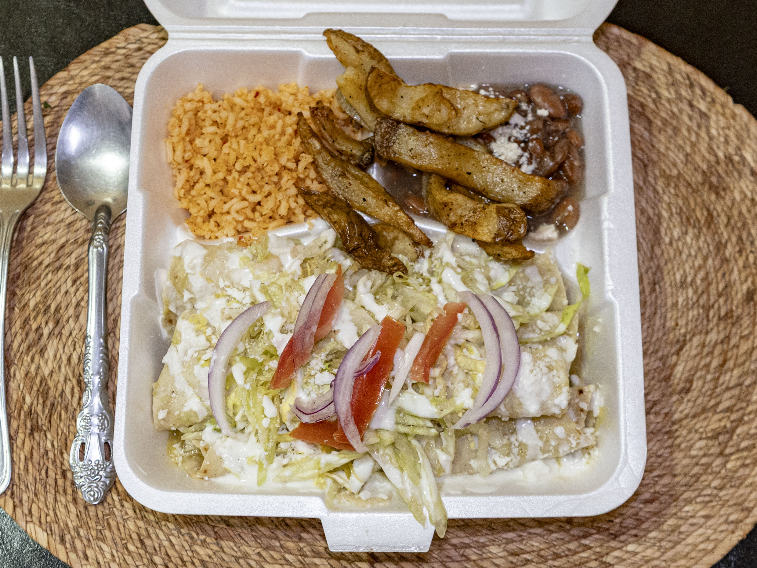 Enchiladas verdes