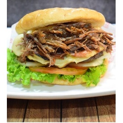 Hamburguesa Ropa vieja