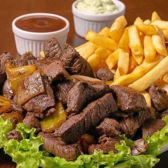 O Melhor Combo De Alcatra Da Região Está Aqui. 400 G. De Batata 300 G. De Alcartra 140 Ml De Maionese Da Casa