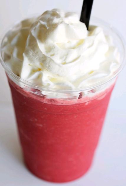 Frappé de Frutos Rojos con Chispas de Chocolate