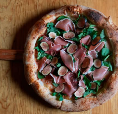 Pizza 35 cm Prosciutto e Higo