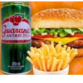 1 x-tudo com batata e refri lata