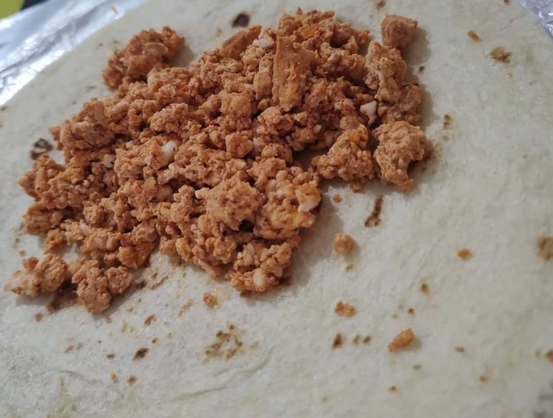 Burrito de Huevos con Jamón
