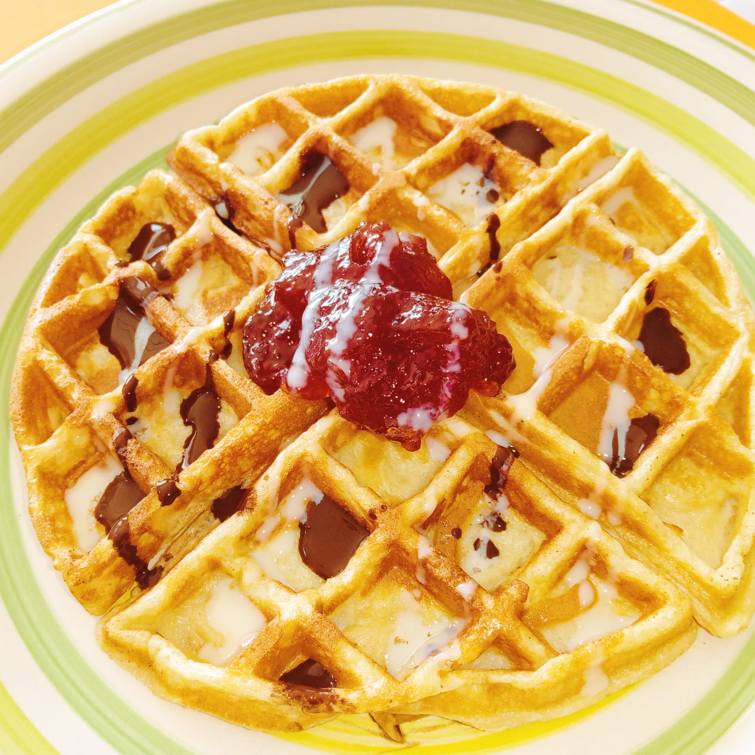Waffle Plátano + 1 Ingrediente