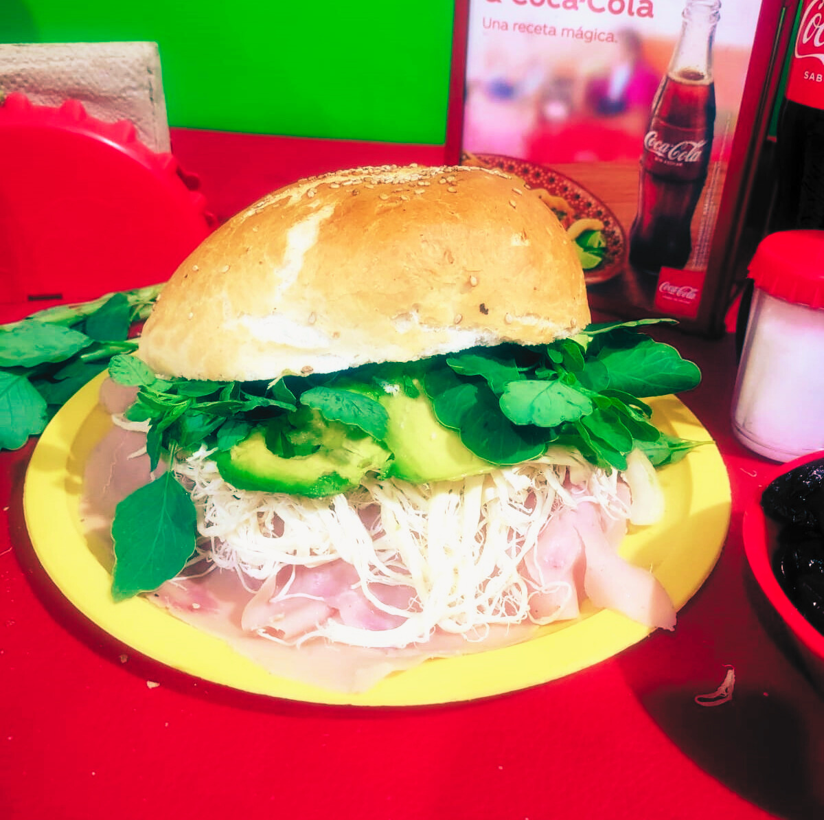 Cemita de Jamón