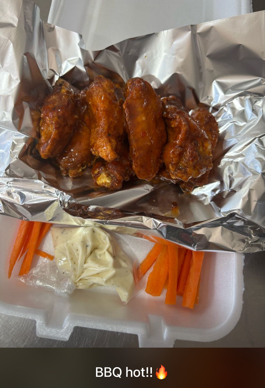 40 Alitas más Papas
