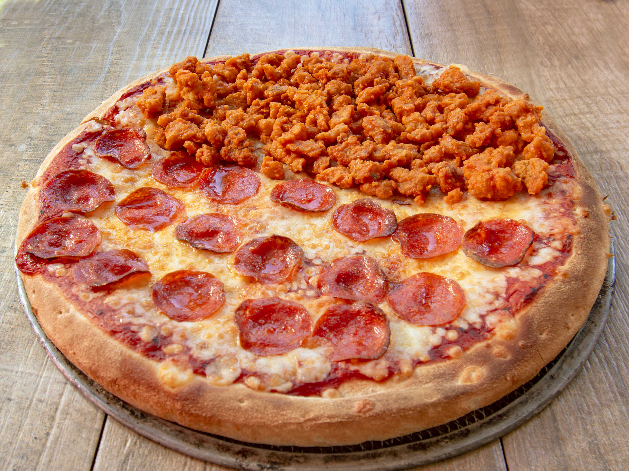 Pizza Boneless/Pepperoni Elige tu Salsa