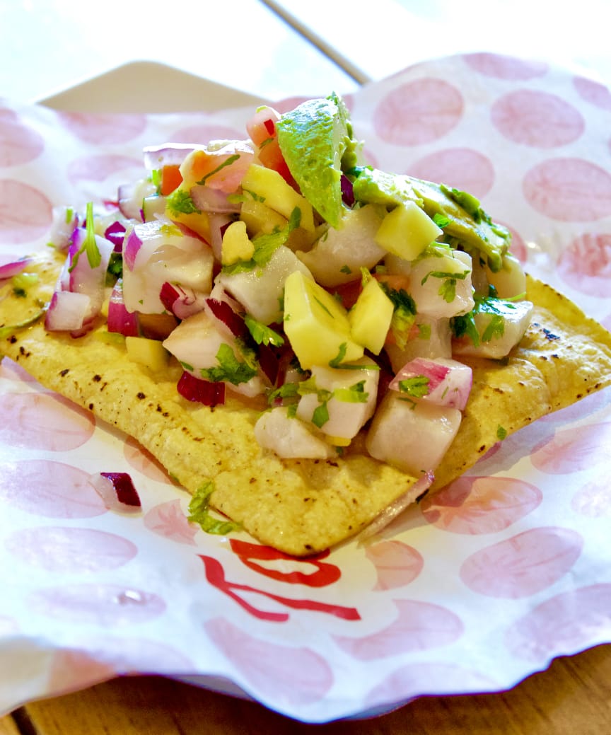 Tostada de Ceviche Mago-Habanero