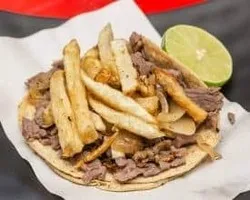 10 Tacos de Bistec ( Tortilla Grande)