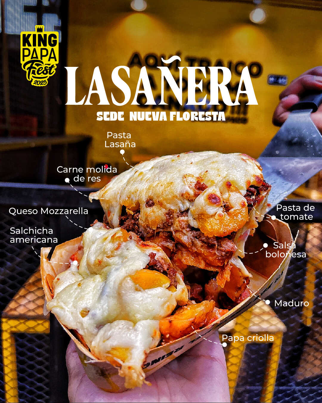 Combo Lasañera 👑🟡⚫