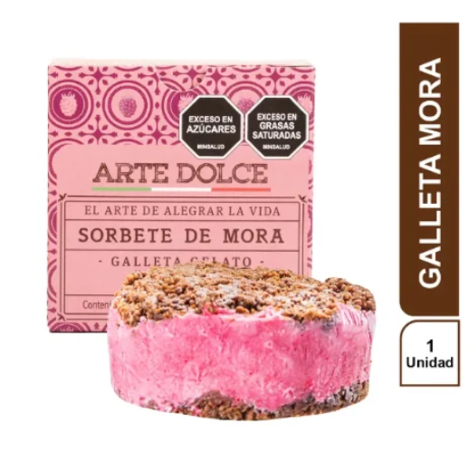 Galleta Helado de Mora 125 g