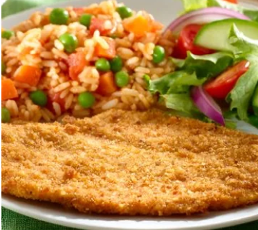 Milanesa de Pollo Empanizada