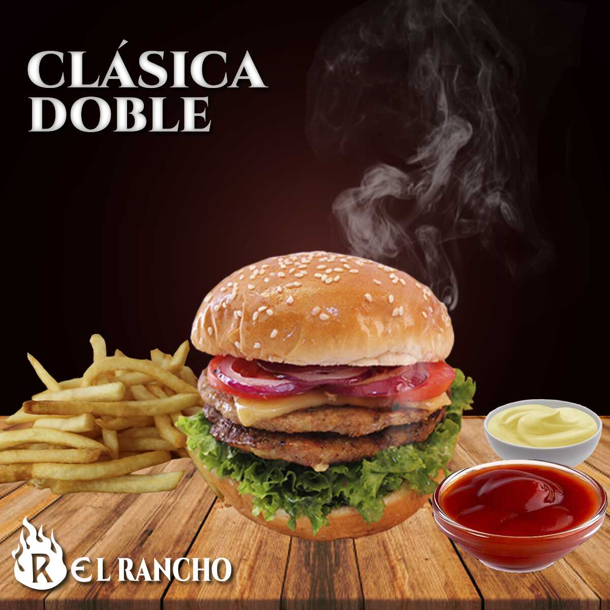 Hamburguesa Doble