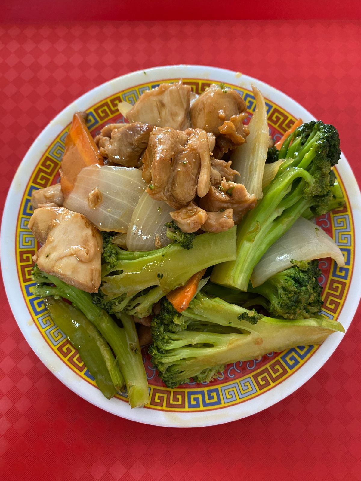 Pollo con Brocoli En Salsa Ostion