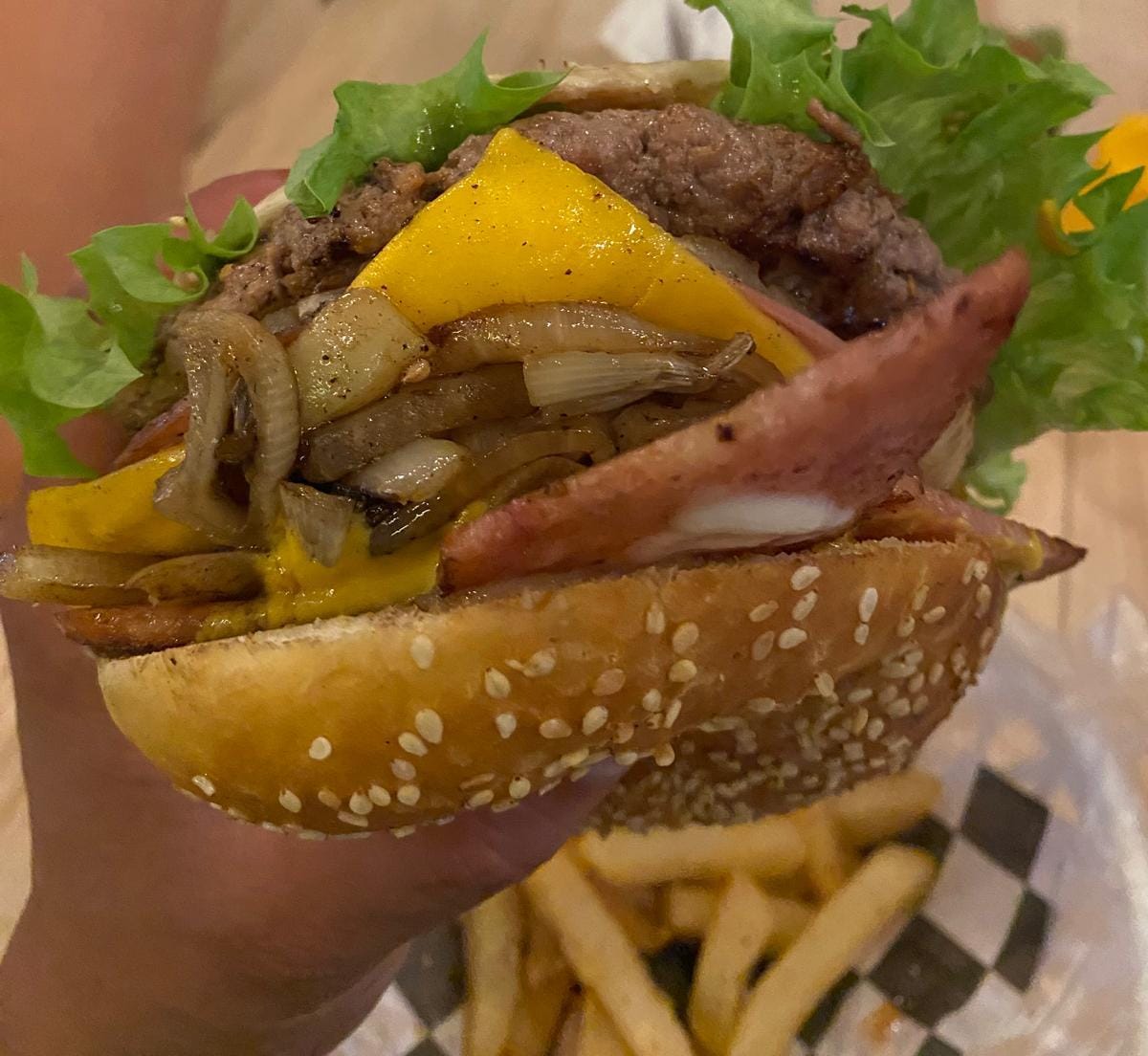 Hamburguesa Hawaiana