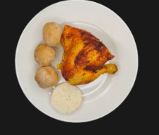 1/4 de Pollo Frito
