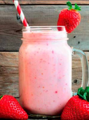 Malteada de Fresa