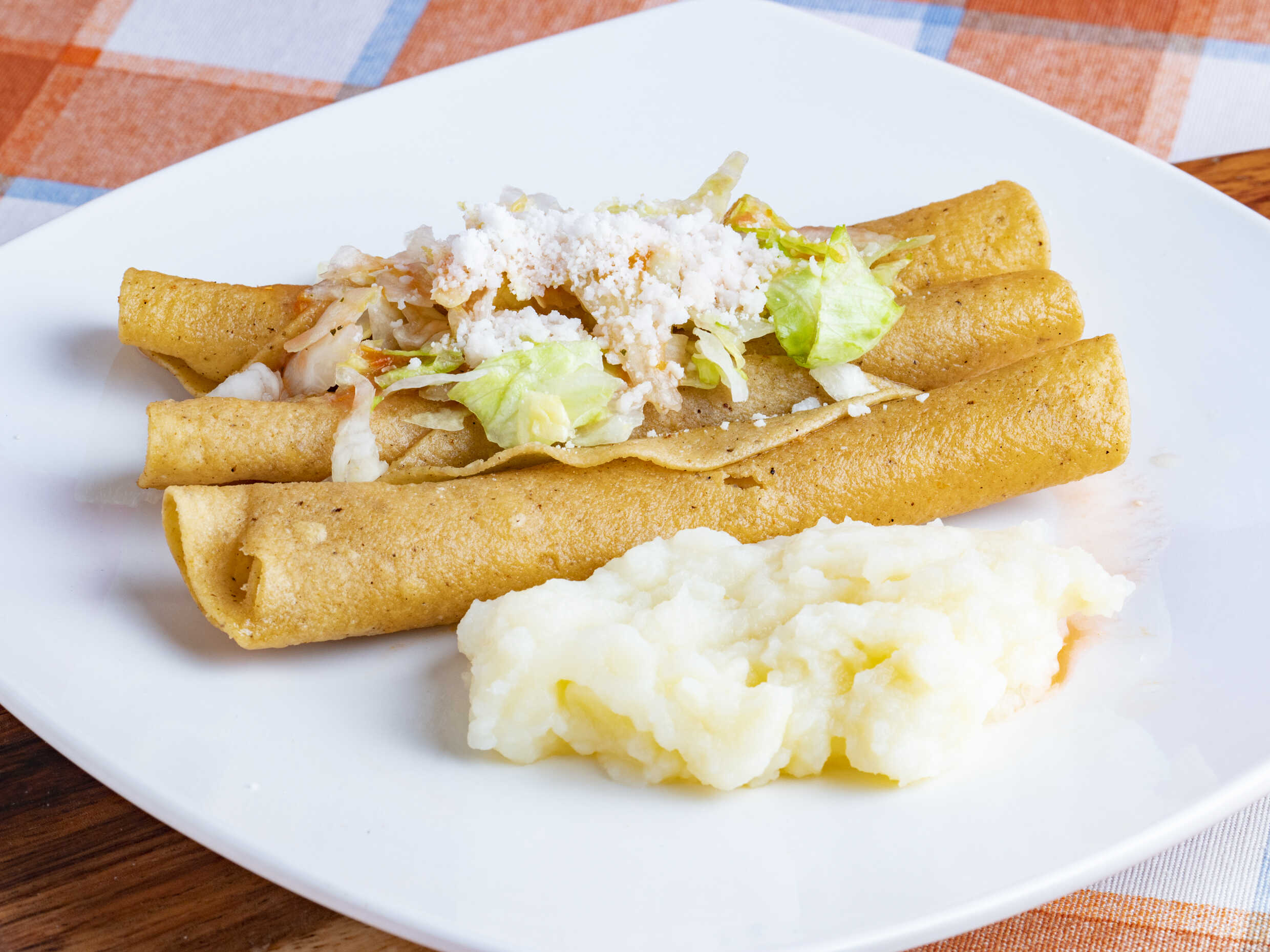 Taco Dorado de Papa
