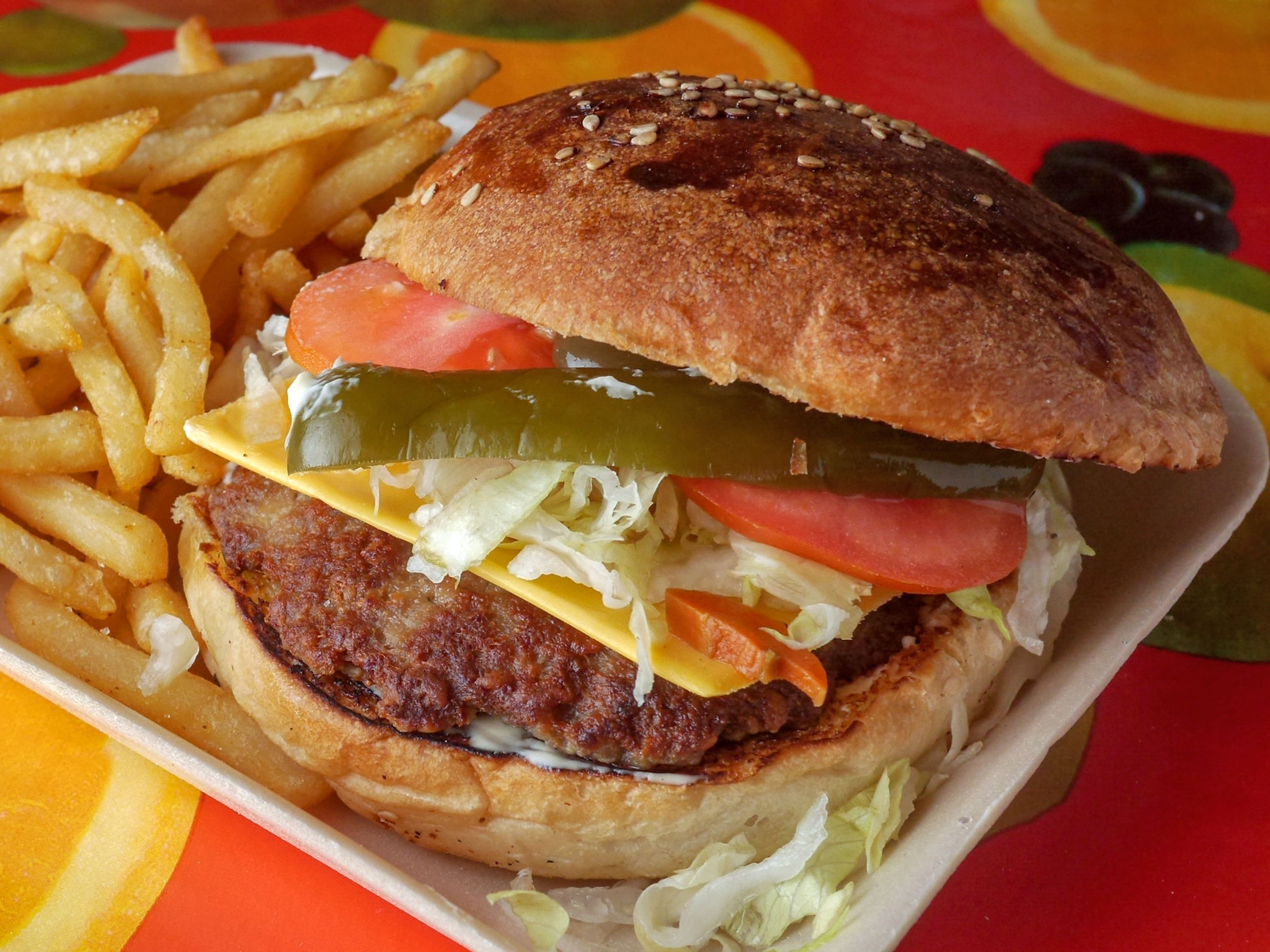 Hamburguesa con Papas