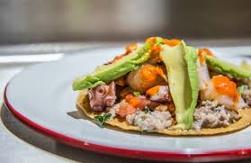 Tostada de Ceviche de Pescado