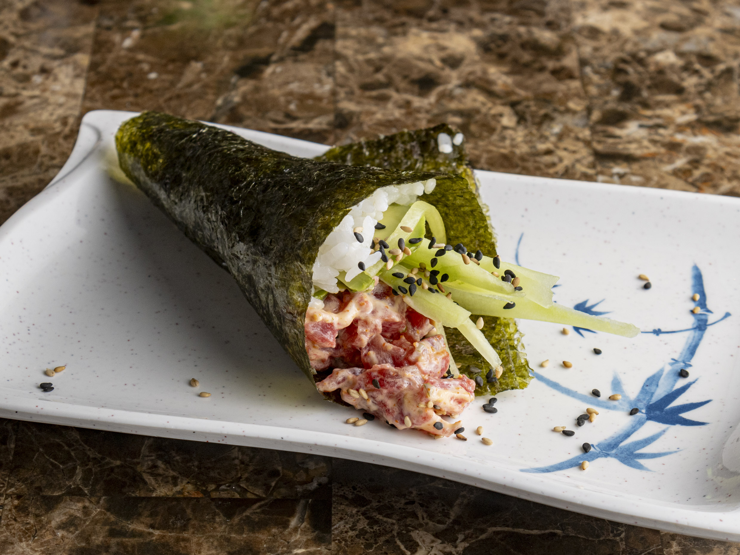 Temaki Pescado spicy