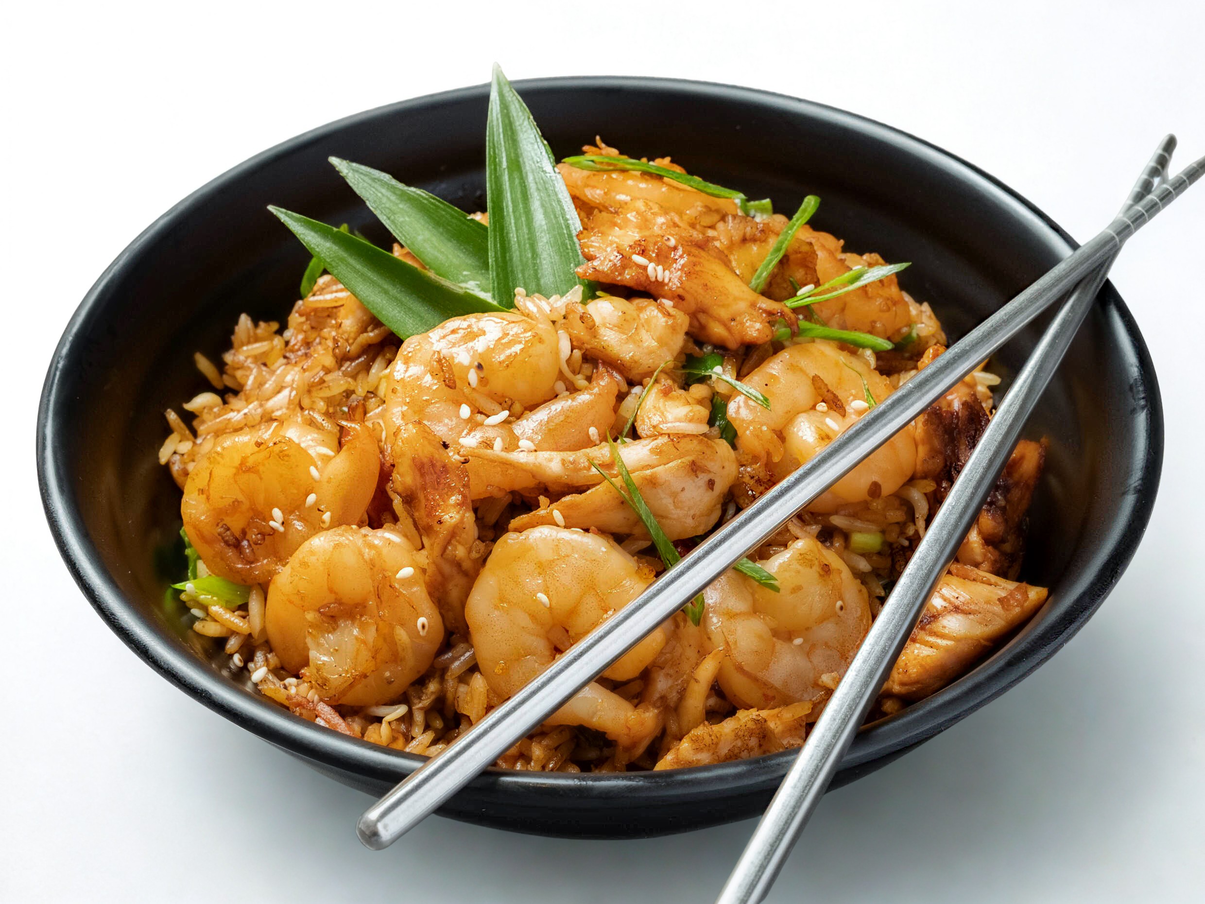 Arroz con Pollo y Camarón