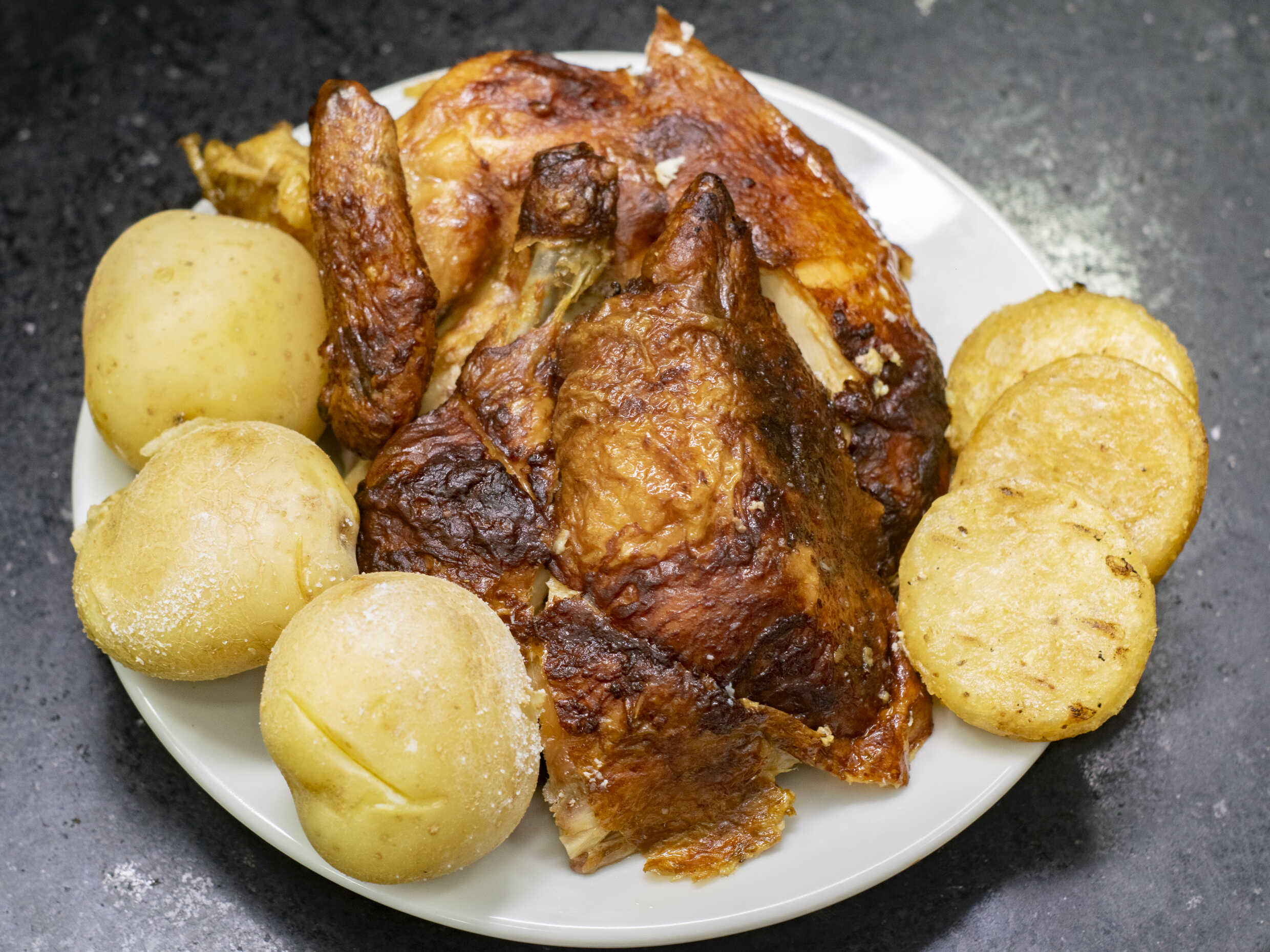 Medio Pollo Asado