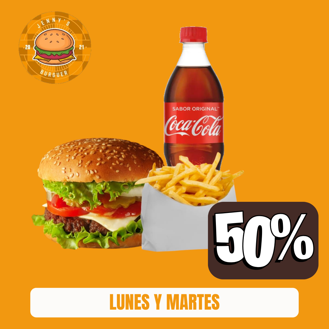 Combo Sencilla (Promo Lunes y Martes)