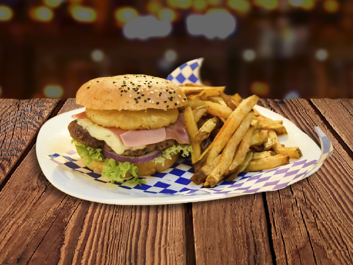 Hamburguesa Hawaiana