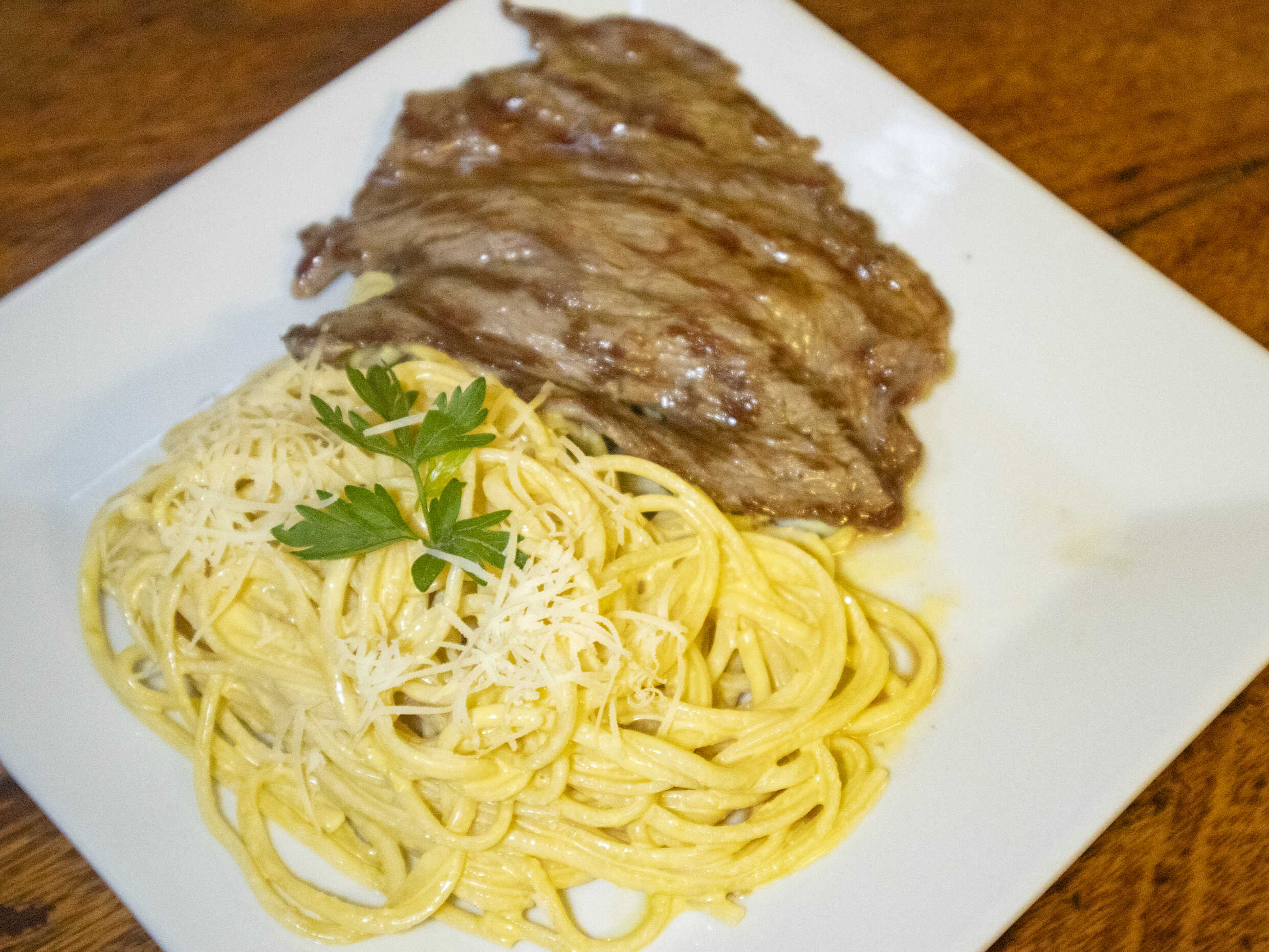 Linguini Huancaína