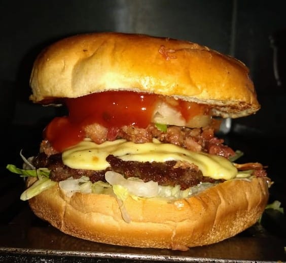 Hamburguesa Champiñón + Papas Fritas