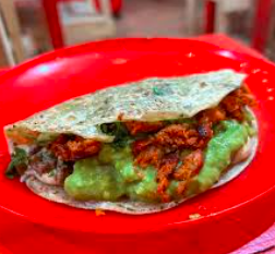 Taco de Longaniza (harina)