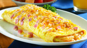 Omelette de Jamon con Queso