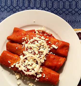 Enchiladas Rojas Sencillas