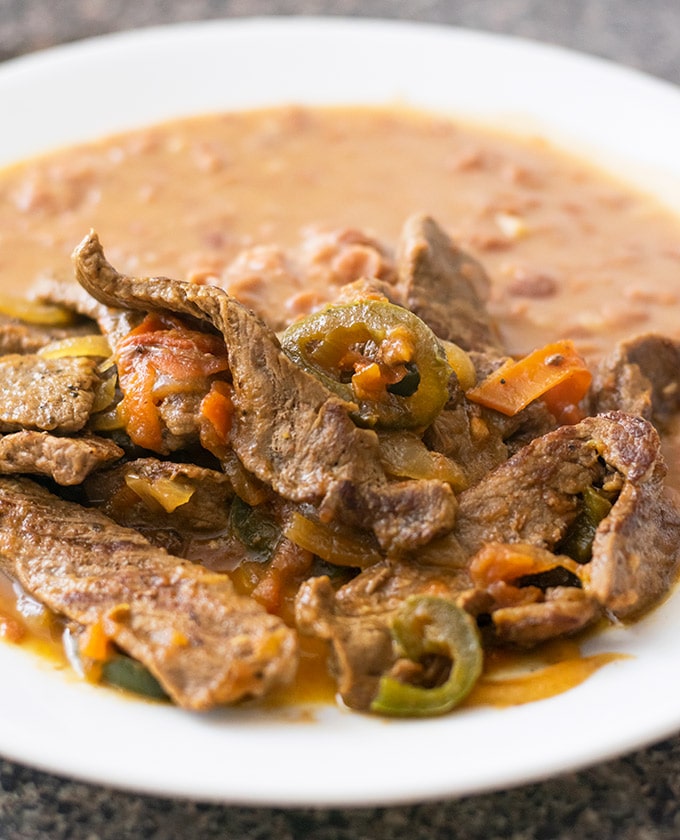 Bistec a la Mexicana