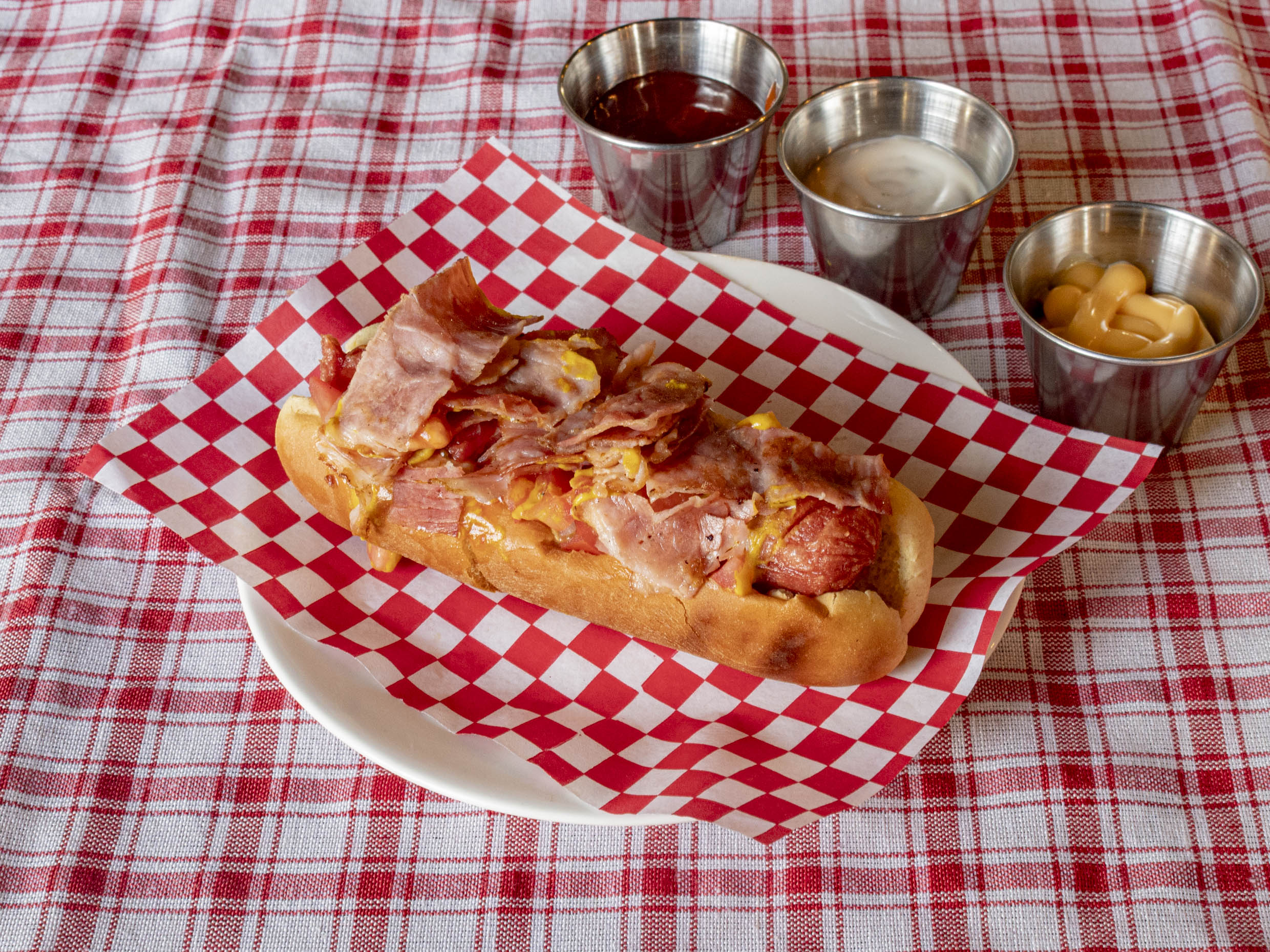 Hot Dog con Tocino 🎖️