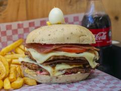 Hamburguesa Doble Carne Combo