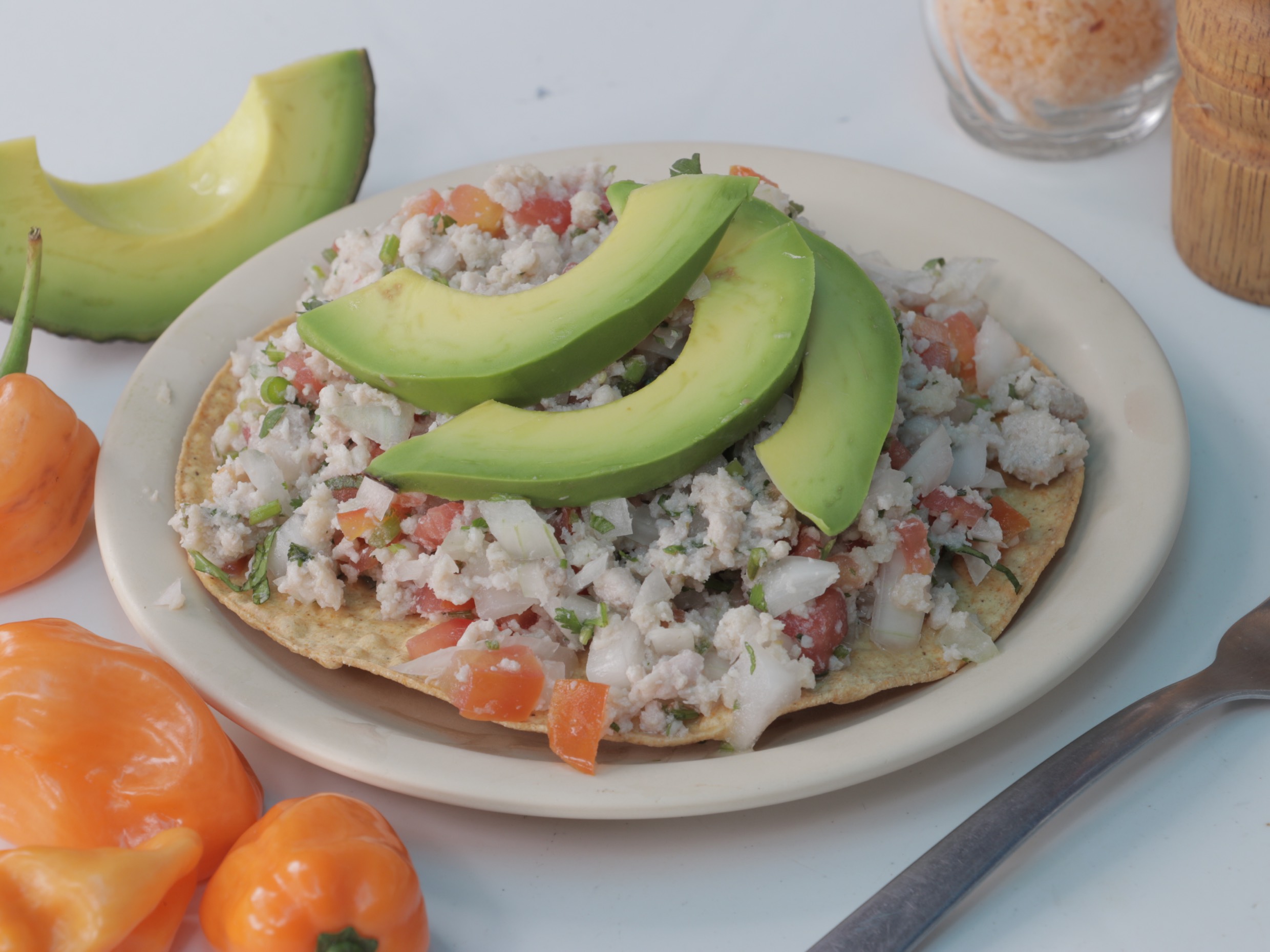 Tostada de Ceviche