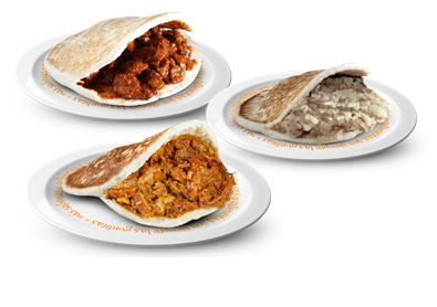 Gordita Prensado+Gordita Asado+Gordita Frijoles Q