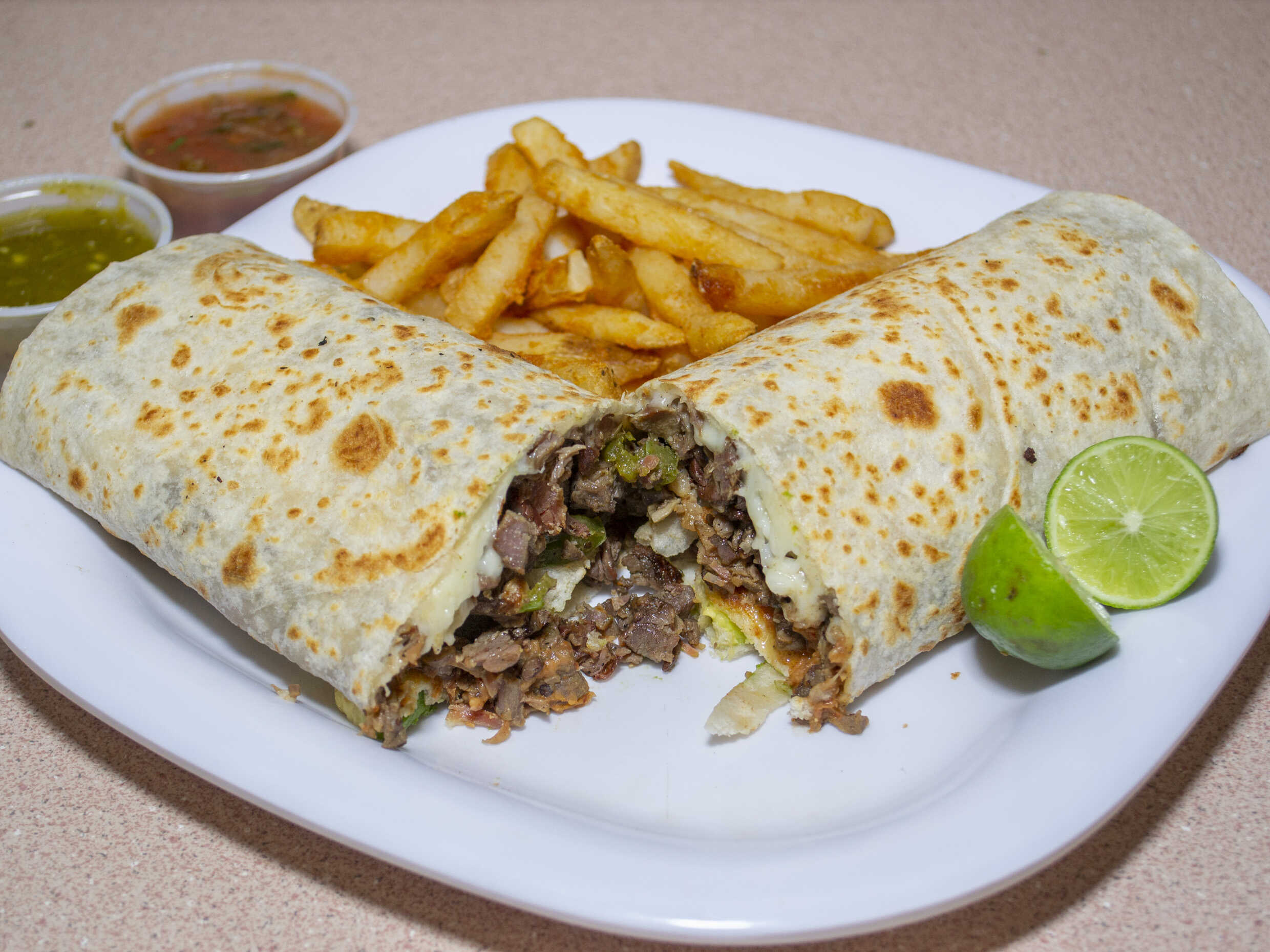 Burrito Gigante (Top Sirloin O Arrachera)