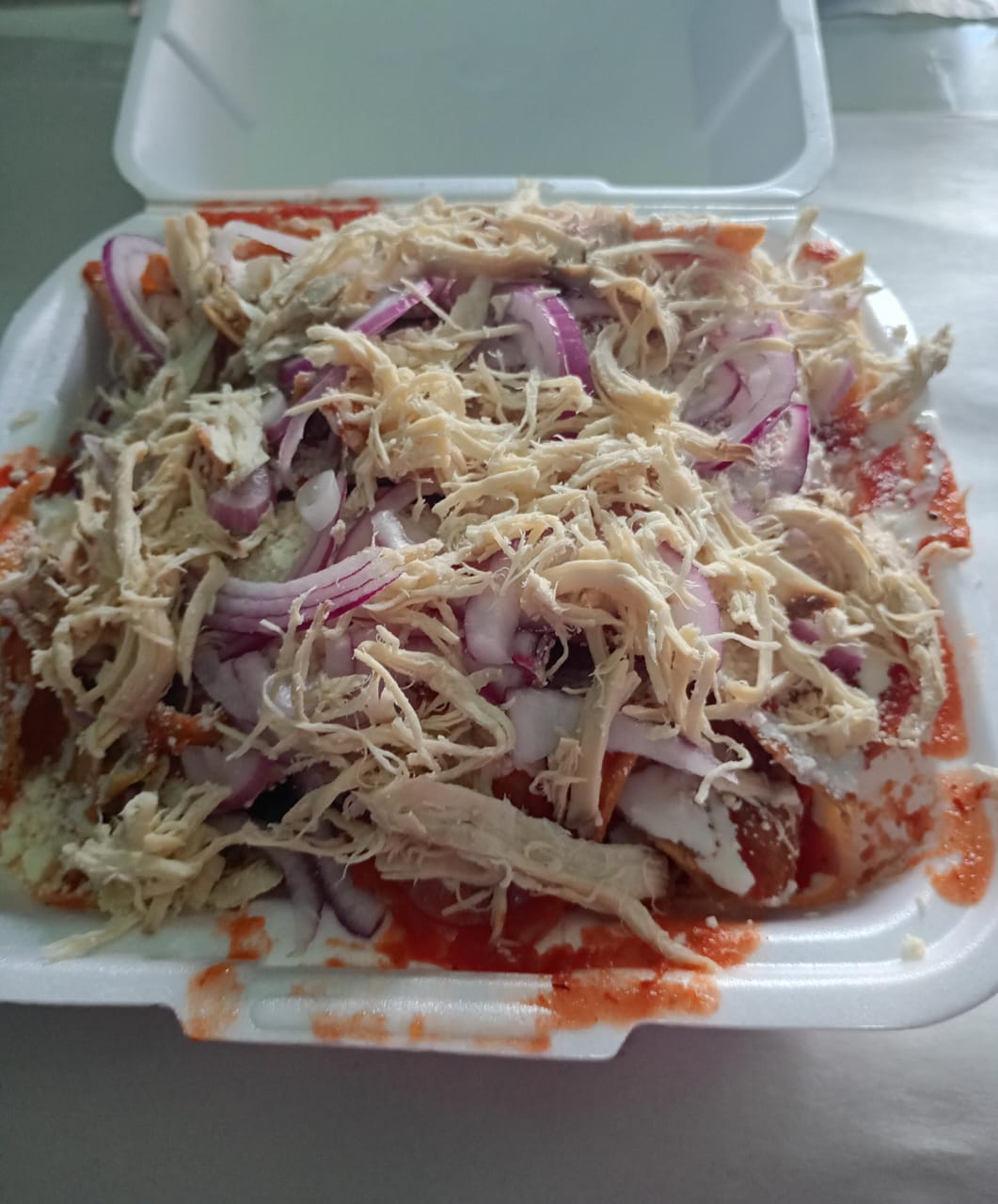 Chilaquiles Con Pollo