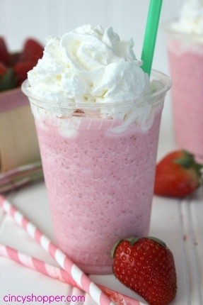 Frappé de fresa