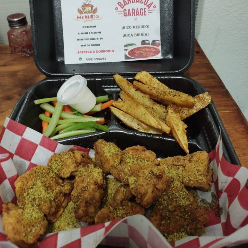 Alitas Lemon Pepper 10 pzas