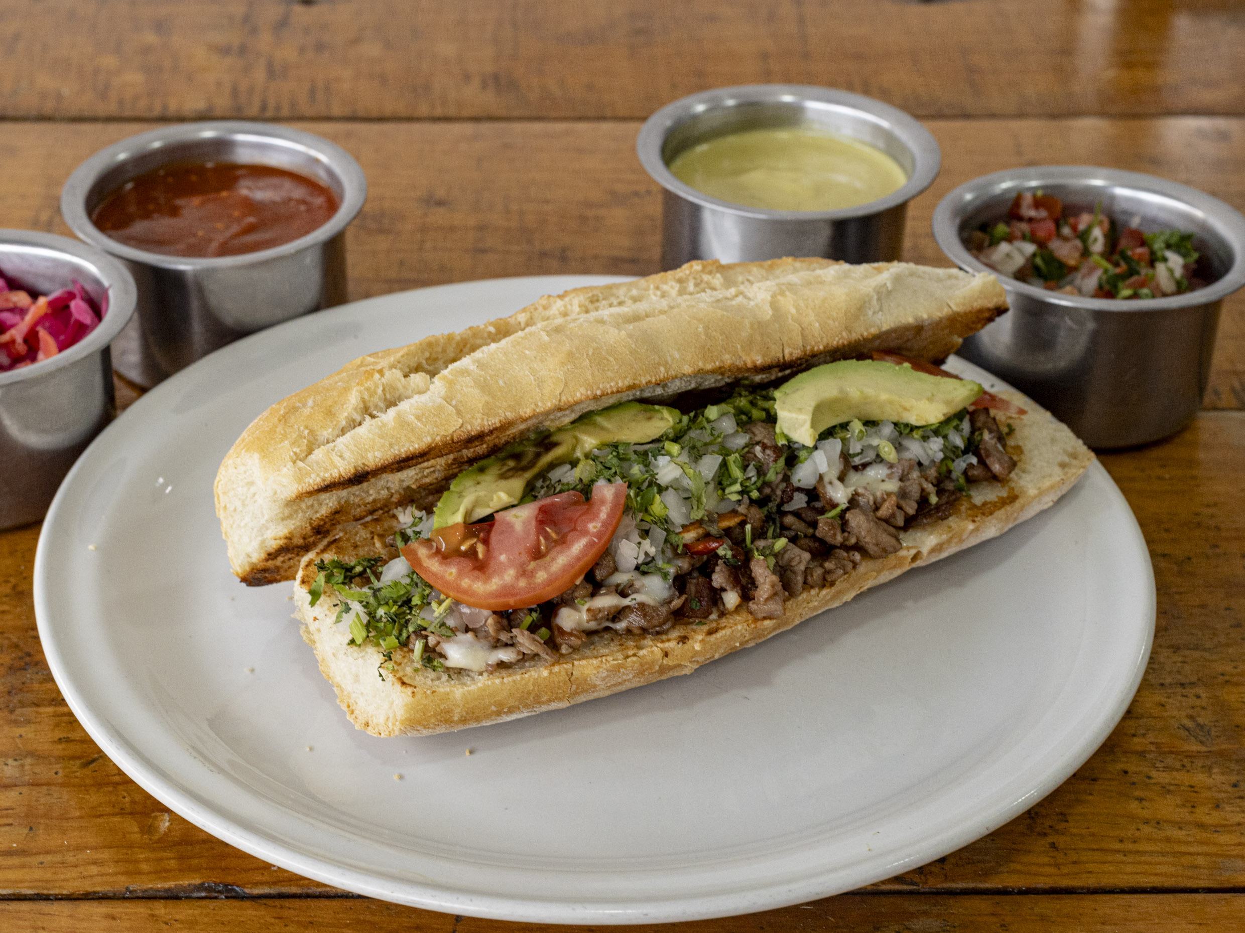 Lonche Bistec