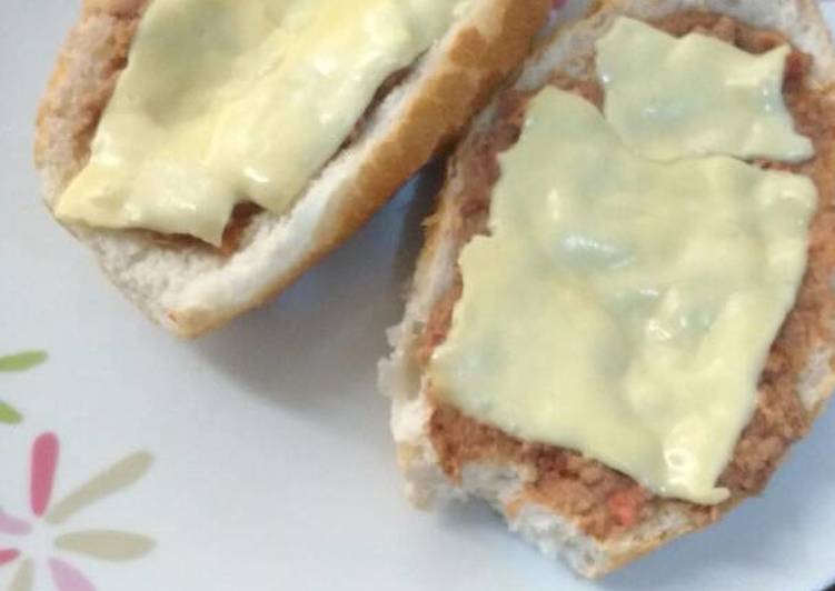 Molletes Sencillos Frijol Con Queso