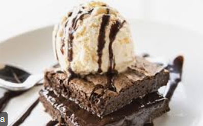 Brownie con Helado