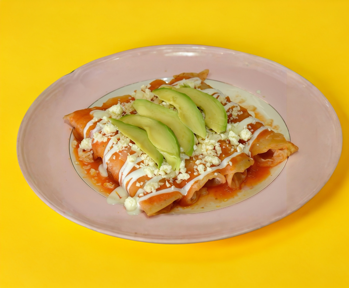 Enchiladas Verdes o Rojas 3 Pz